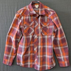 L.L. Bean Men's Katahdin Performance Flannel Shirt- Size L